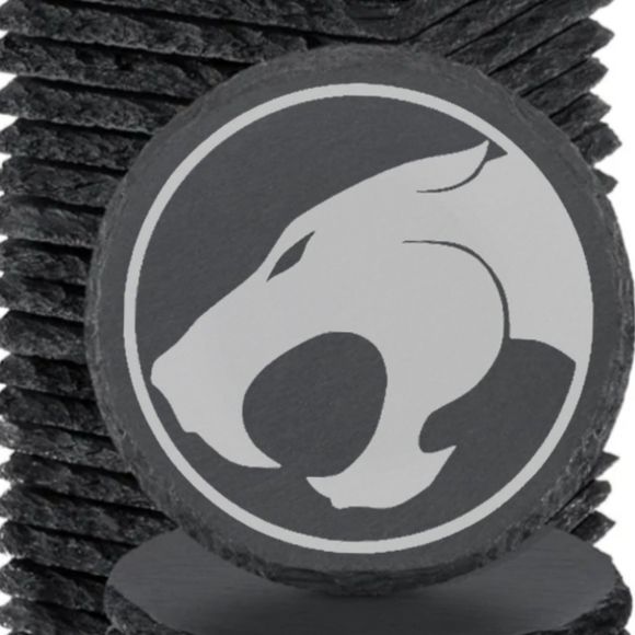 Thunder Cats Slate Coasters Set Of 2 - Picture 1 of 3